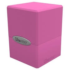 Satin Cube - Hot Pink